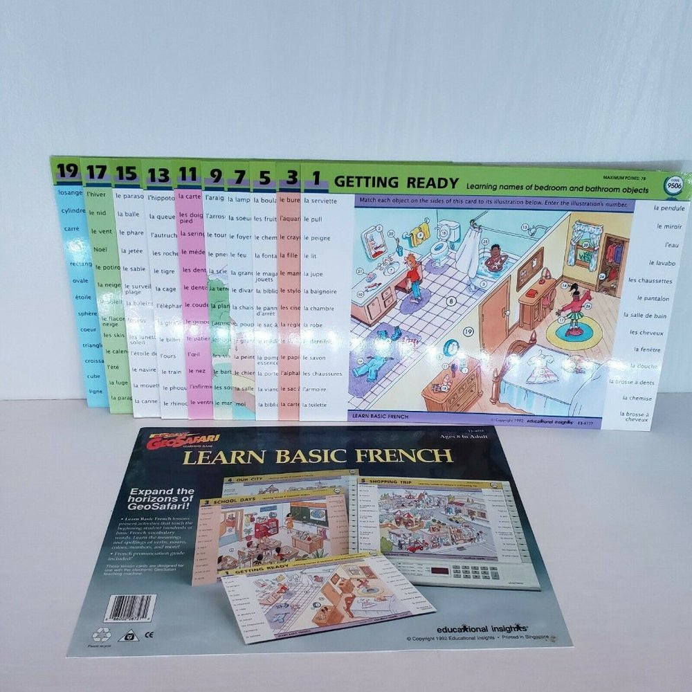 GeoSafari Learning Basic French pack - Picture 11 of 12